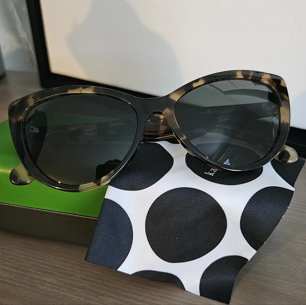 Kate Spade Cat Eye Tortishell Sunglasses - Picture 4 of 8